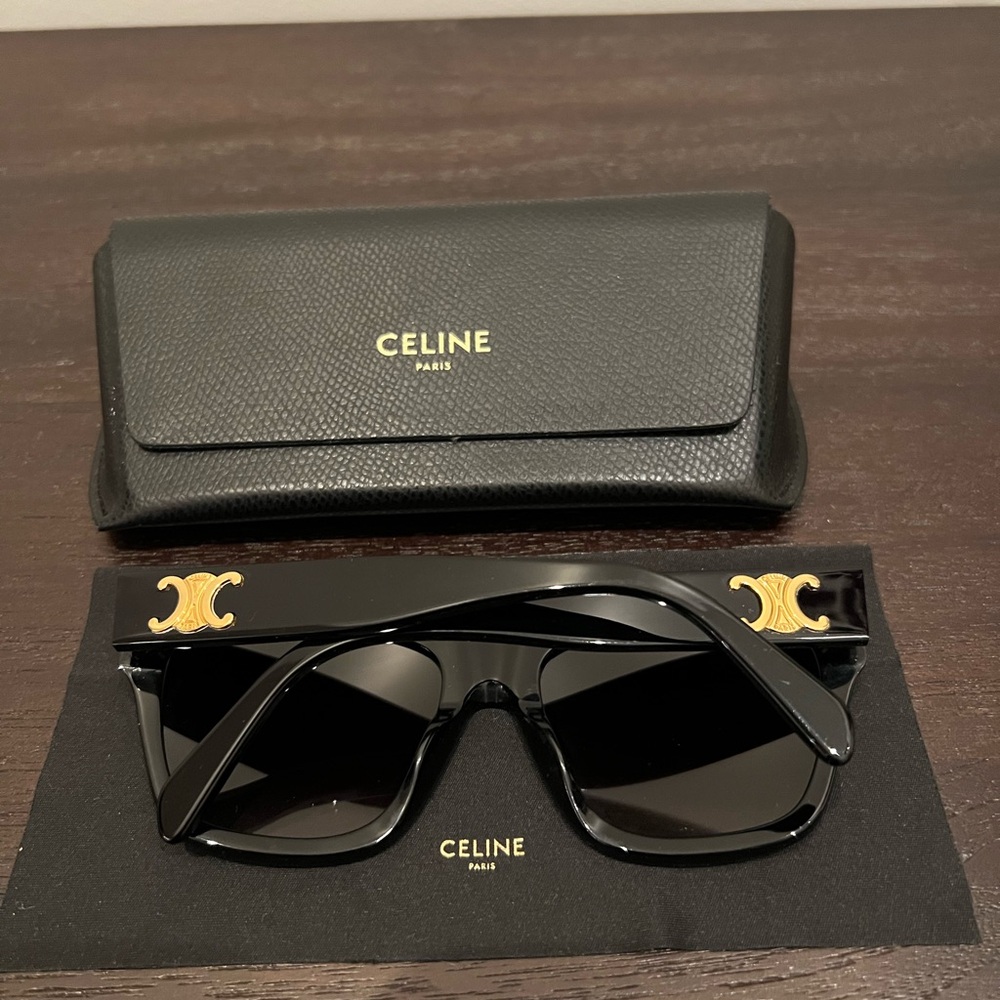 Celine Triomphe 09 Black Sunglasses